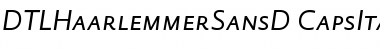 Download DTLHaarlemmerSansD Font