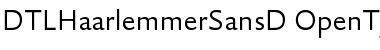 Download DTLHaarlemmerSansD Font