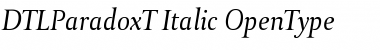 Download DTLParadoxT Font