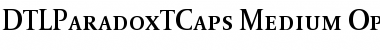 Download DTLParadoxTCaps Font