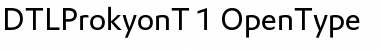 Download DTLProkyonT Font