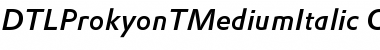 DTLProkyonTMedium Regular Font