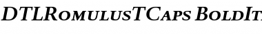 Download DTLRomulusTCaps Font