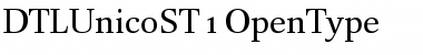 DTLUnicoST Regular Font