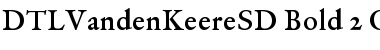 Download DTLVandenKeereSD Font