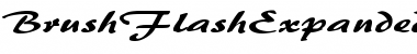 Download BrushFlashExpanded Font