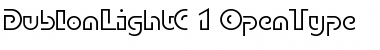 DublonLightC Regular Font