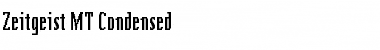 Download Zeitgeist MT Font