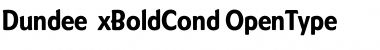 Download DundeeExBoldCond Font