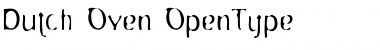 Dutch Oven Font