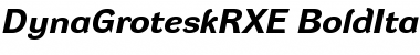 DynaGrotesk RXE Font