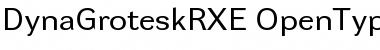 Download DynaGrotesk RXE Font