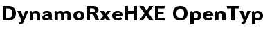 Dynamo RXE Regular Font