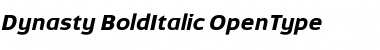 Dynasty ItalicBold Font