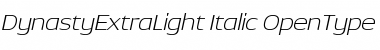 Download DynastyExtraLight Font