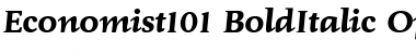 Economist101 BoldItalic Font