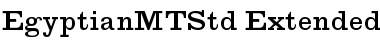 Egyptian MT Std Font