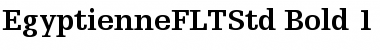 Egyptienne F LT Std 65 Bold Font