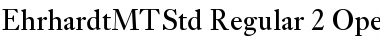 Ehrhardt MT Std Regular Font