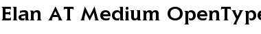 Elan AT Medium Regular Font