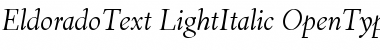 Download EldoradoText Font