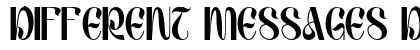 DIFFERENT MESSAGES DEMO Regular preview