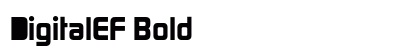 DigitalEF Bold preview