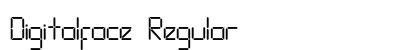 Digitalface Regular preview