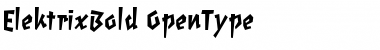 ElektrixBold Regular Font