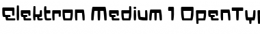 Elektron Regular Font