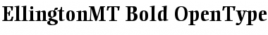 Download Ellington MT Font