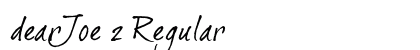 dearJoe 2 Regular preview