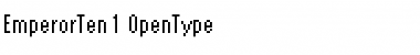 Download EmperorTen Font