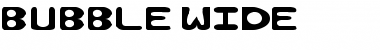 Bubble Wide Regular Font