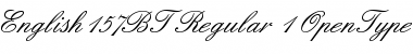 Download English 157 Font Download English 157 Font