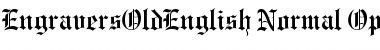 EngraversOldEnglish Regular Font