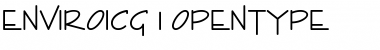 Download EnviroICG Font Download EnviroICG Font