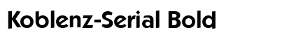 Koblenz-Serial Bold preview