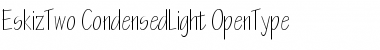 Download EskizTwo-CondensedLight Font