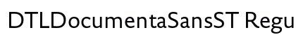 DTLDocumentaSansST Regular Preview