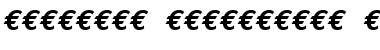 Euro Mono Bold Italic Font