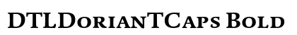 DTLDorianTCaps Bold preview