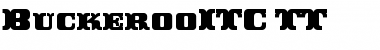 BuckerooITC TT Regular Font