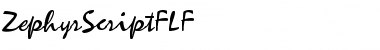 Download ZephyrScriptFLF Font