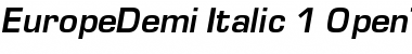 Download EuropeDemi Font