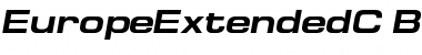 EuropeExtendedC Bold Italic Font