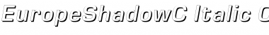EuropeShadowC Italic Font