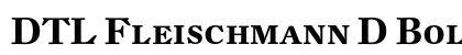 DTL Fleischmann D Bold Caps Preview