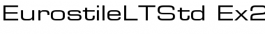 Eurostile LT Std Extended 2 Font