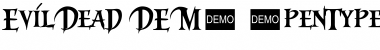 Evil Dead 3 DEMO Regular Font